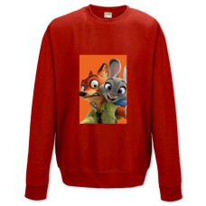 Sweatshort with Print Zootopia Main Heroes - XS  red