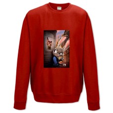 Sweatshort with Print Zootopia Judy Laverne Hopps - XS  red
