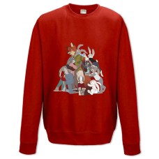 Sweatshort with Print Zootopia Cute Art - XS  red