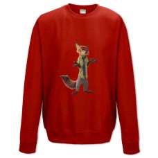 Sweatshort with Print Zootopia Nick - XS  red