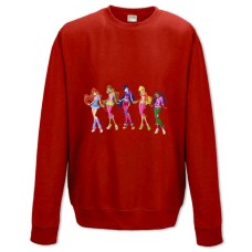 Sweatshort with Print Winx Club All Princess - XS  red