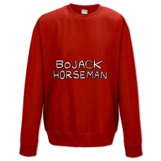 Sweatshort with Print Bojack Horseman Logo - XS  red