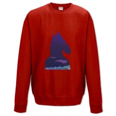 Sweatshort with Print Bojack Horseman Shadow - XS  red