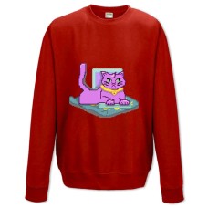 Sweatshort with Print Bojack Horseman Princess Carolyn Pixel Version - XS  red