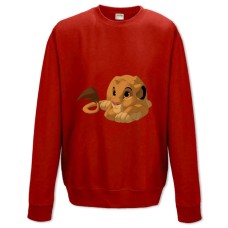 Sweatshort with Print The Lion King Simba - XS  red