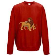 Sweatshort with Print The Lion King Love - XS  red