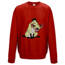 Sweatshort with Print The Lion King Hyena - XS  red