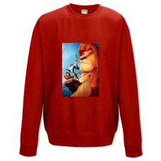 Sweatshort with Print The Lion King Main Theme - XS  red