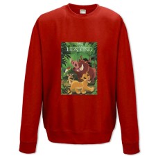 Sweatshort with Print The Lion King With Pumba And Timon - XS  red