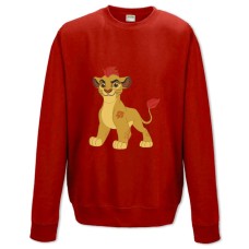 Sweatshort with Print The Lion King Cute Little Lion - XS  red
