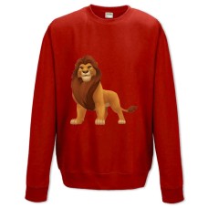 Sweatshort with Print The Lion King Gorgeous Lion - XS  red