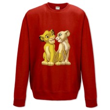 Sweatshort with Print The Lion King Little Love - XS  red
