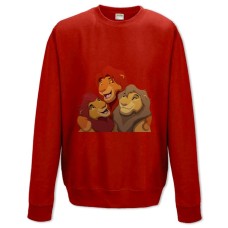 Sweatshort with Print The Lion King Friends - XS  red