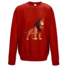 Sweatshort with Print The Lion King Big Simba - XS  red