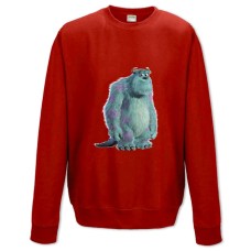 Свитшот с принтом Корпорация Монстров Джеймс Салливан - XS красный