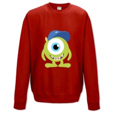 Свитшот с принтом Корпорация Монстров Майк Вазовский Арт - XS красный