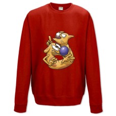 Sweatshort with Print Catdog Fun - XS  red