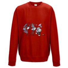Sweatshort with Print The Nightmare Before Christmas Heroes - XS  red