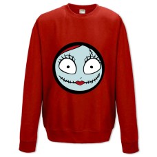 Sweatshort with Print The Nightmare Before Christmas Face - XS  red