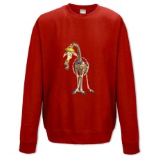 Світшот з принтом Мадагаскар Мелман - XS червоний