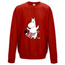 Світшот з принтом Мумі-Тролі Дівчина - XS червоний