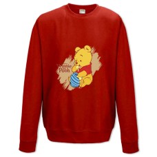 Sweatshort with Print Winnie-The-Pooh Bear - XS  red
