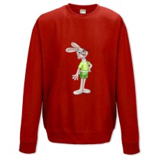 Sweatshort with Print Well Wait Hare - XS  red