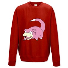 Свитшот с принтом Покемоны Слоупок - XS красный