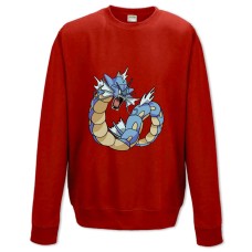 Свитшот с принтом Покемоны Дракон - XS красный