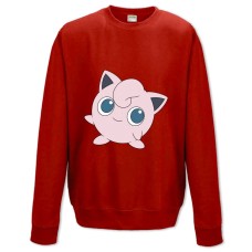 Свитшот с принтом Покемоны Джиглипуф - XS красный