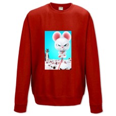 Sweatshort with Print The Nut Job Angry Mouse - XS  red