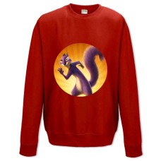 Sweatshort with Print The Nut Job Squirrel Hero - XS  red