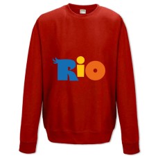 Sweatshort with Print Rio Logo - XS  red