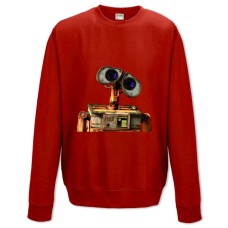 Sweatshort with Print Wall-E Robot Face - XS  red