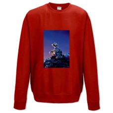 Sweatshort with Print Wall-E Under Stars - XS  red