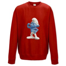 Sweatshort with Print The Smurfs Power - XS  red