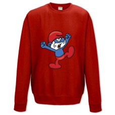 Sweatshort with Print The Smurfs Angry - XS  red
