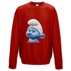 Sweatshort with Print The Smurfs Angry Smurf - XS  red
