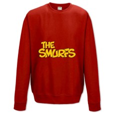 Sweatshort with Print The Smurfs Logo - XS  red