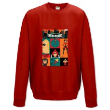 Sweatshort with Print The Incredibles Main Theme - XS  red