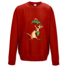 Sweatshort with Print Timon And Pumbaa Timon With Food - XS  red