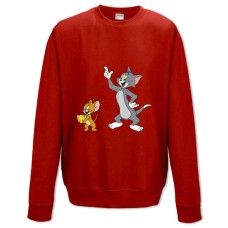 Sweatshort with Print Tom And Jerry Heroes - XS  red