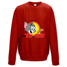 Sweatshort with Print Tom And Jerry Main Theme - XS  red