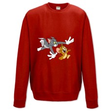 Sweatshort with Print Tom And Jerry Running Heroes - XS  red