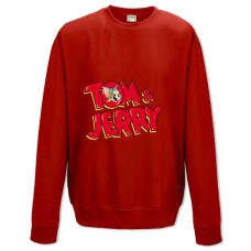 Sweatshort with Print Tom And Jerry Logo - XS  red