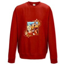 Sweatshort with Print Three Heroes All Heroes - XS  red
