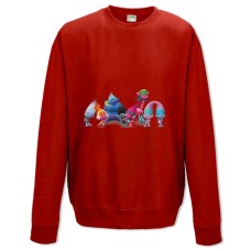 Sweatshort with Print Trolls Heroes - XS  red