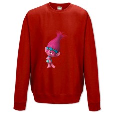 Sweatshort with Print Trolls Princess Poppy - XS  red