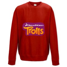 Sweatshort with Print Trolls Logo - XS  red