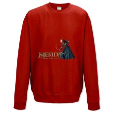Свитшот с принтом Храбрая Сердцем Мерида Логотип - XS красный